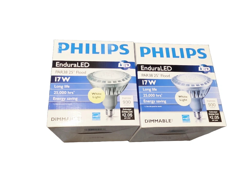 Phillips endura LED 17w par38 flood dimmable 2pk - Image 1 of 1