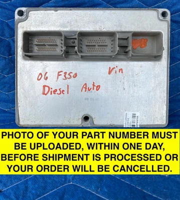 ‼️ 06 2006  FORD F350 POWER-STROKE ECM ENGINE COMPUTER ECU 6C3A-12A650-BXB ‼️ Foto 1 de 4