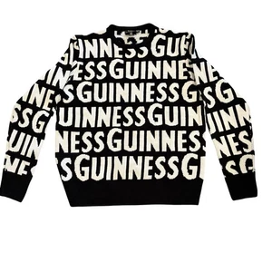 Guinness Beer Knit Sweater size Large All Over - Picture 1 of 4