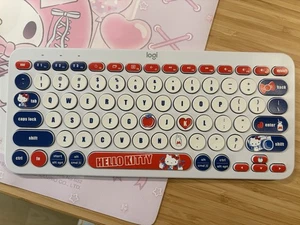Hello kitty Bluetooth Keyboard Set- Vintage Sanrio Limited Edition Logitech K380 - Picture 1 of 8