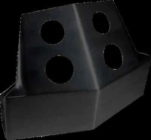 SM Black Powder Coated Aluminum Skid Plate Harley Dyna Daytona 92 - Picture 1 of 3