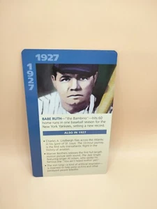 Babe Ruth 2003 4,5""x2,75"" Nicht-Sport-Ausgabe The History Channel 20. Jahrhundert Karte - Bild 1 von 2