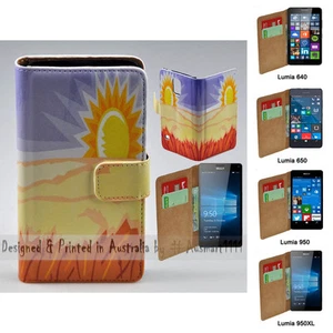 For HMD Series - Desert Vector Theme Print Wallet Mobile Phone Case Cover - Imagen 1 de 3