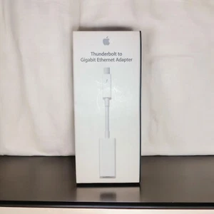[NEW] MD463ZMA Official Apple Adapter Thunderbolt Ethernet/ 4547597800850 - Afbeelding 1 van 4