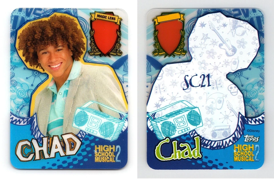 Chad #SC21 High School Musical 2 Topps Magic Lens Screen Card TCG - Image 1 of 1