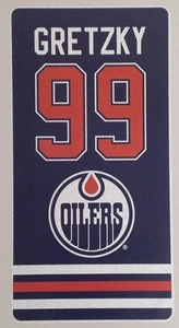 Wayne Gretzky 26" x 13.5" FATHEAD Retired Banner Jersey # Oilers Graphics Decal - Picture 1 of 1