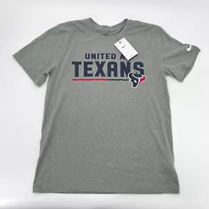 NEW Houston Texans Shirt Adult Medium Navy Nike Dri-Fit Football T-Shirt NFL - Picture 1 of 13