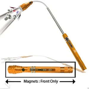 Magnetic Pick Up Tool Flashlight Flex Head Telescopic - Picture 1 of 1