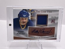 2018 Leaf In the Game Used Gilbert Perreault Patch Auto 14/25