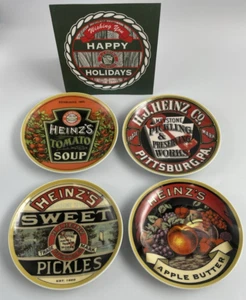 H.J. Heinz Company 6" Limited Edition Decorative Plates - Set of 4 with box - Picture 1 of 9