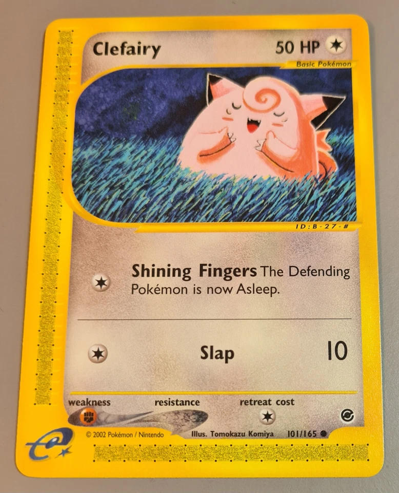 Clefairy # 101/165 Common Expedition Base-Set 2002 EN Near Mint to Mint Vintage - Bild 1 von 3