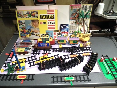 FALLER HITTRAIN PLAYTRAIN STARTERSET DIESELOK MIT 6 WAGEN +FIGUREN+EXTRA GLEISE! - Bild 1 von 4