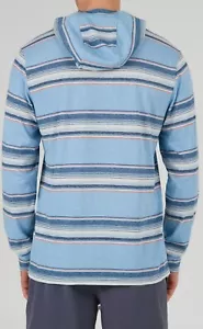 Salty Crew Cortes UV Hood LS Men's Pullover UPF40+ Marine Blue Large LL1 NWT - Picture 1 of 4