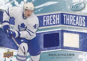 2008-09 Upper Deck Ice FRESH THREADS #NK NIKOLAI KULEMIN - Toronto Maple Leafs