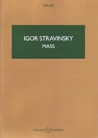 STRAVINSKY MASS MINIATURE SCORE - Image 1 of 1