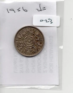 GB - Coin (C023) Elizabeth - 1956 - two shillings ( florin) - Picture 1 of 1