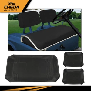 3X Club Car Front Seat Cover Black Fit For PRE-2000 DS Golf Cart 1982-2000 - Picture 1 of 12