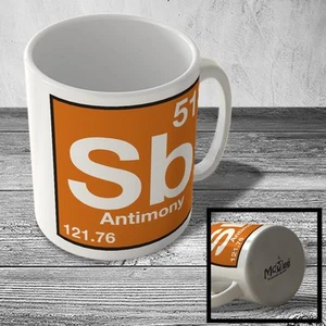 Taza MUG_ELEM_076 (51) Antimonio - Sb - Ciencia - Imagen 1 de 1