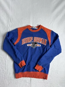 Champion Bishop Gorman Blue Pullover Long Sleeve Crewneck Sweatshirt Men's XS * - Picture 1 of 8
