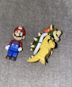 2-K’Nex Super Mario Bros Classic Bowser Minifigure Figures - Picture 1 of 2