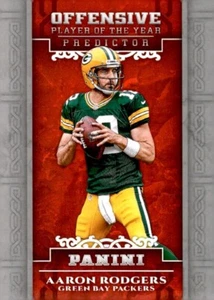 Panini Football 2017 Aaron Rodgers - Jugador Ofensivo del Año Predictor - Imagen 1 de 2