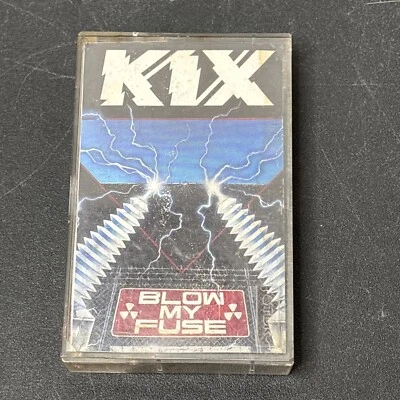 Kix Blow My Fuse Cassette Tape 1988 Don't Close Your Eyes 80's Atlantic USA VTG - Image 1 of 4