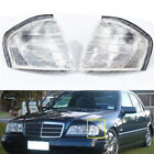 Pair For 1994-2000 Mercedes Benz C Class W202 Turn Signal Lamp Frame Cover