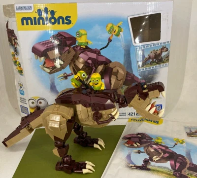 Mega Bloks 2015 ☆ MINIONS Despicable Me ☆ Dino Ride Set with Box & Instructions - Image 1 of 4