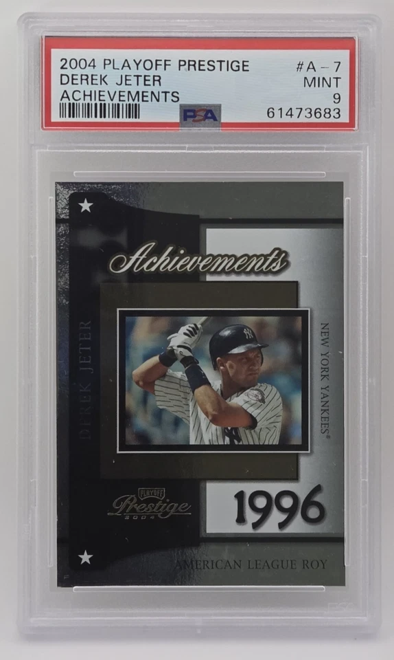 Playoff Prestige Derek Jeter Achievements 2004 #A-7 PSA como nuevo 9 Foto 1 de 2