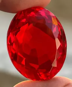 AAA+ Large Red Ruby 207.15 Ct. Oval Cut Loose Gemstone Gift for Women Pendant - Picture 1 of 11