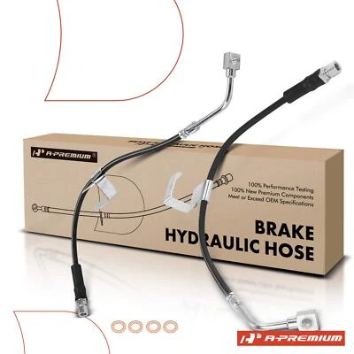 A-Premium 2x Brake Hydraulic Hose Front for Hummer H3 2006-2010 H3T 2009-2010 - Image 1 of 4