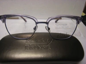 Phoebe Couture Eyeglass Frames P350 PURPLE 51-18-135-40v With Case New - Picture 1 of 5