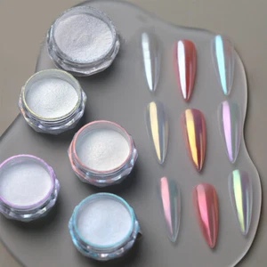 Moonlight Powder Magic Mirror Nail Glitter Mirror Powder Semi Permanent Gradient - Picture 1 of 20