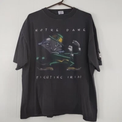 Boxy XL Vintage Desteñido Notre Dame Camiseta Camiseta Camiseta Por Starter Foto 1 de 4