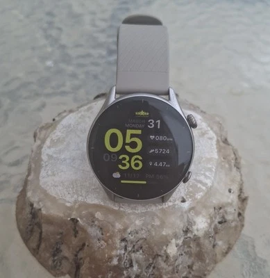 Amazfit GTR 3 45.8mm Aluminum Case with Silicone Band Smart Watch - Image 1 of 4