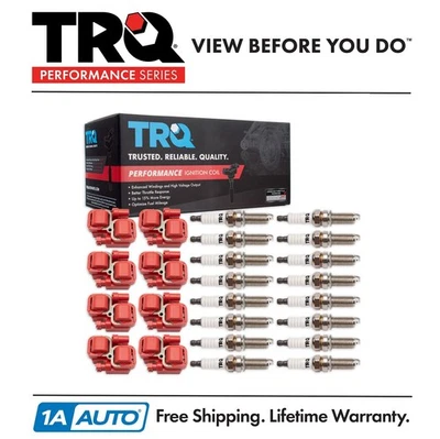 Velas de ignição TRQ Performance bobinas de ignição compatíveis com 2003-2006 Mercedes-Benz CL55 AMG - Imagem 1 de 4