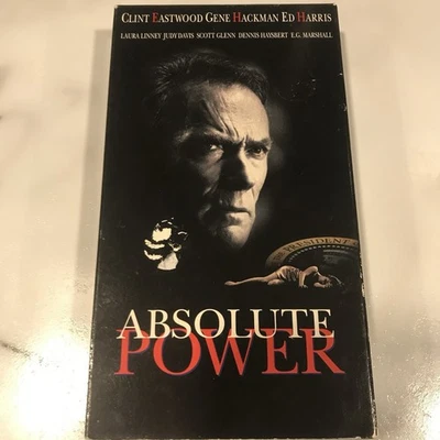 Absolute Power (VHS, 1997) Clint Eastwood Gene Hackman Ed Harris RATED R - Image 1 of 4