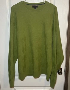 Robert Talbott Pullover limettengrün 100% Merinowolle Größe XL - Bild 1 von 6