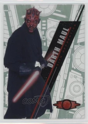 2016 Topps Star Wars High Tek Form 1 Pattern 2 Destroyer Darth Maul #SW-17 1b8 - Image 1 of 3