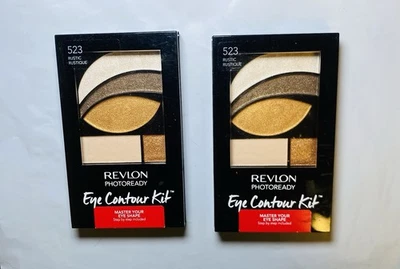 2 New Revlon PhotoReady Eye Contour Kits #523 Rustic - Image 1 of 2
