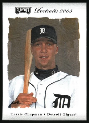 2003 Playoff MLB Travis Chapman Portraits /50 #130 - Image 1 of 2