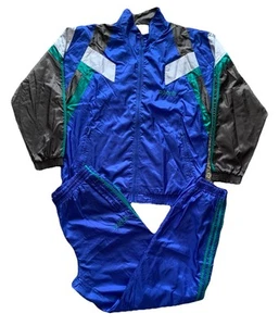 Ensemble Adidas Originals 80 90 Y2K Vintage Retro Full Tracksuit / US L - F 192 - Foto 1 di 12