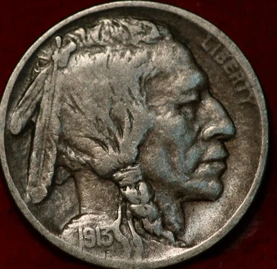 1913-D Type 1 Denver Mint Buffalo Nickel - Image 1 of 2