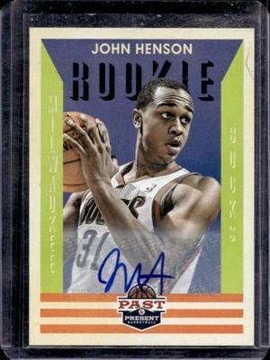 2012-13 Panini Past & Present John Henson Signatures Rookie RC Auto #211 Hawks - Image 1 of 2