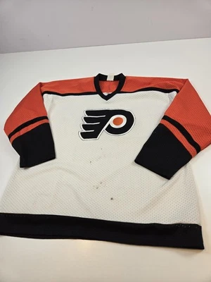 Camiseta deportiva de hockey CCM Philadelphia Flyers para hombre XL naranja NHL malla suéter de práctica Foto 1 de 4