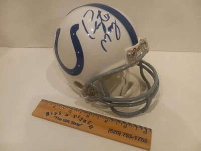 MINICASCO RIDDELL AUTOGRAFIADO PEYTON MANNING INDIANAPOLIS COLTS Foto 1 de 4