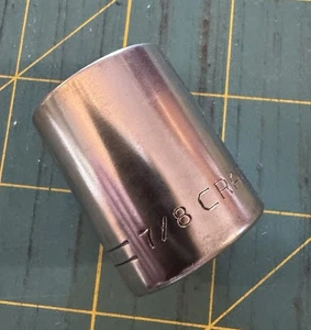 Craftsman 7/8" Drive SAE 1/2" Shallow Socket =V= Series 12 Point USA - Picture 1 of 8