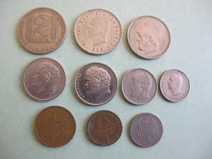 10 Greece Coins - Bild 1 von 2