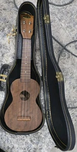 Artist LTD Ukulele Brown Wood MIJ Soprano Uke  - Picture 1 of 7