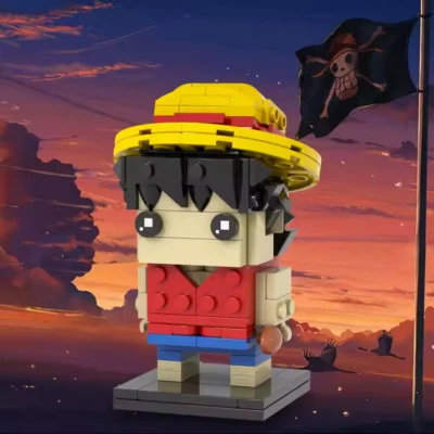 One Piece Monkey D Luffy Building Block Set, Bricks, Blocks Toys Gift - Image 1 of 2